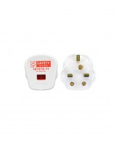 BRITZ 9398L 13A Neon Plug Top